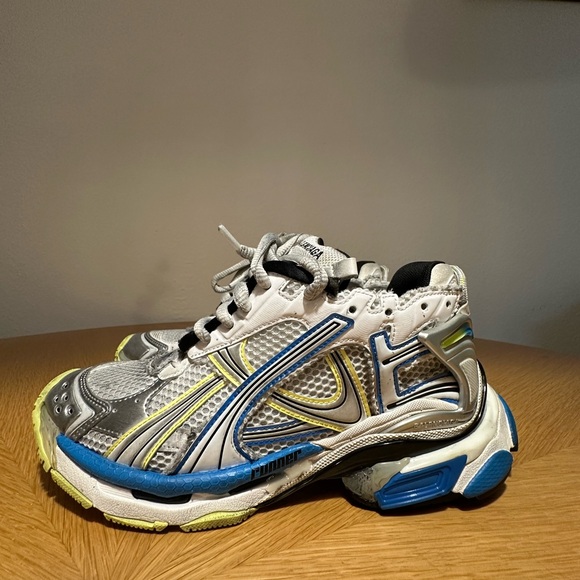 Balenciaga Runner Sneaker 'White Yellow Blue'